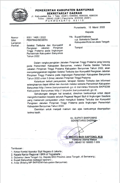 JPTP KAB BANYUMAS