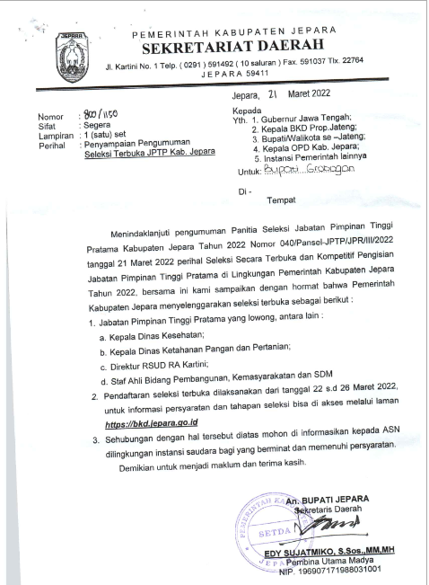 JPTP KAB JEPARA