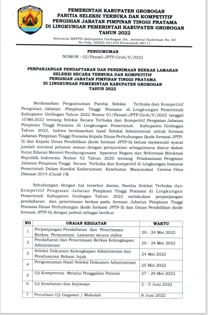 JPTP PERPANJANGAN