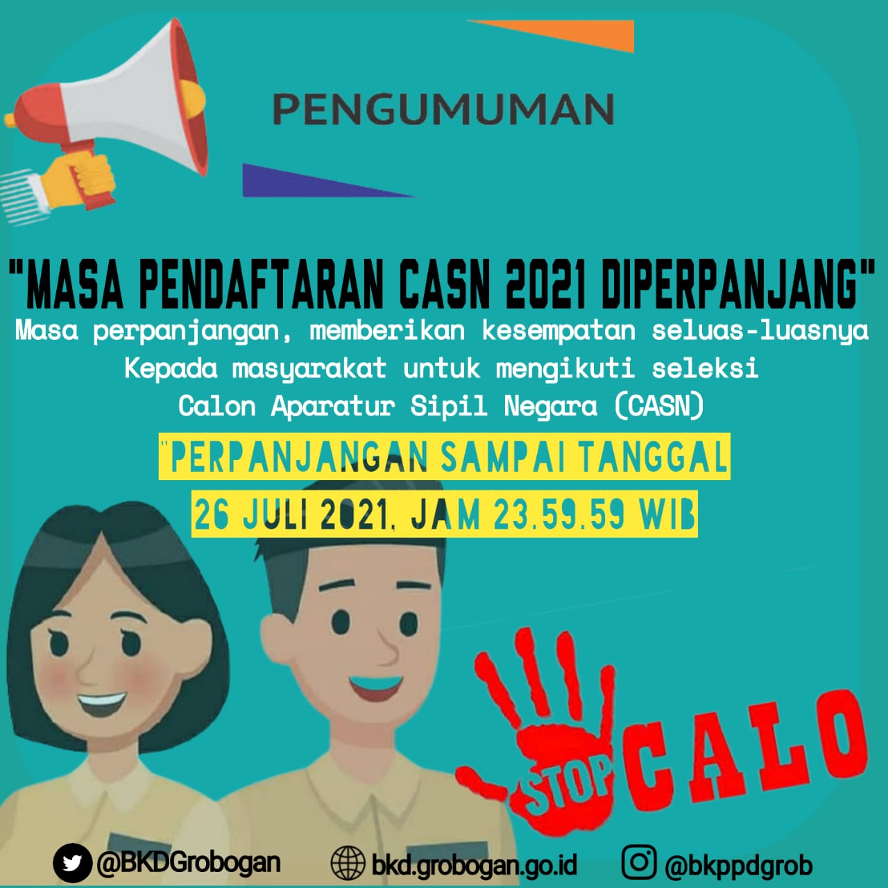 poster perpanjang casn 2021